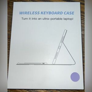 Hamile for iPad 9th Generation Case with Keyboard 10.2 Inch - Purple NEW IN BOX